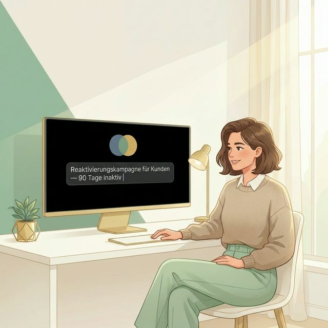 Prompt eingeben — einfach in Sprache