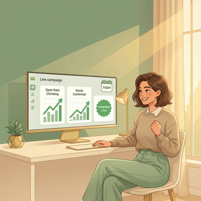 Sarah — Kampagne live, heute